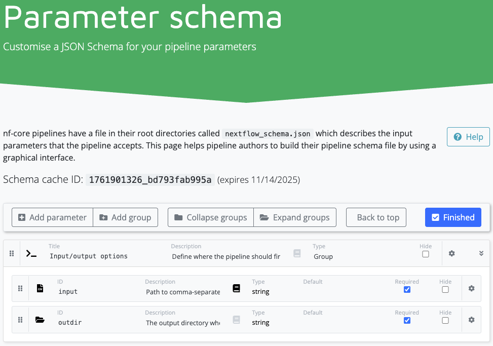 Interfície del constructor d'esquema